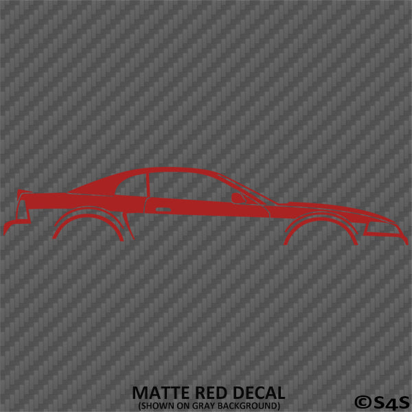 99-04 Ford Mustang Car Silhouette Vinyl Decal