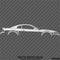 99-04 Ford Mustang Car Silhouette Vinyl Decal