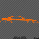 99-04 Ford Mustang Car Silhouette Vinyl Decal