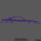 99-04 Ford Mustang Car Silhouette Vinyl Decal