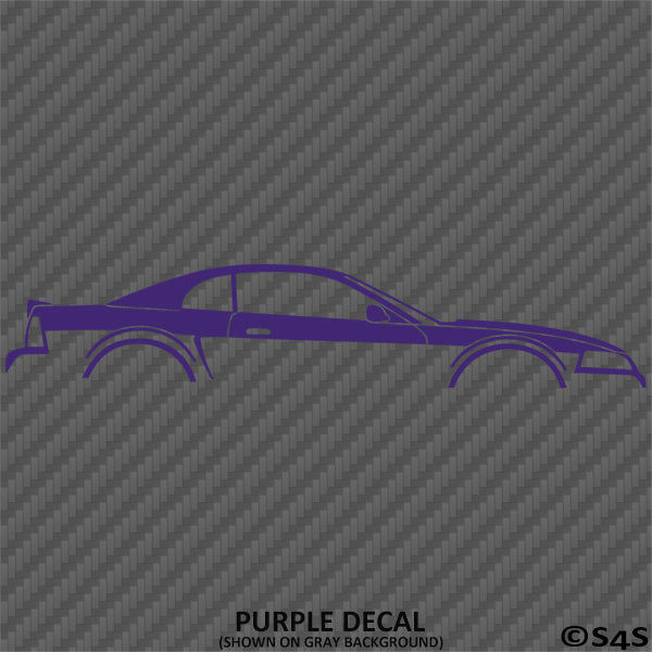 99-04 Ford Mustang Car Silhouette Vinyl Decal