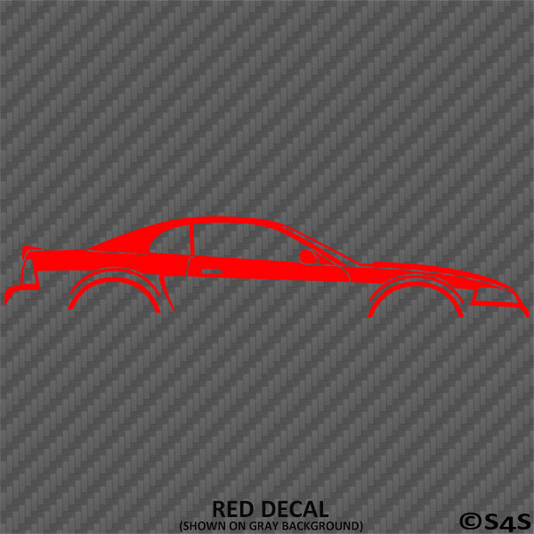 99-04 Ford Mustang Car Silhouette Vinyl Decal