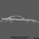 99-04 Ford Mustang Car Silhouette Vinyl Decal