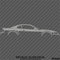 99-04 Ford Mustang Car Silhouette Vinyl Decal