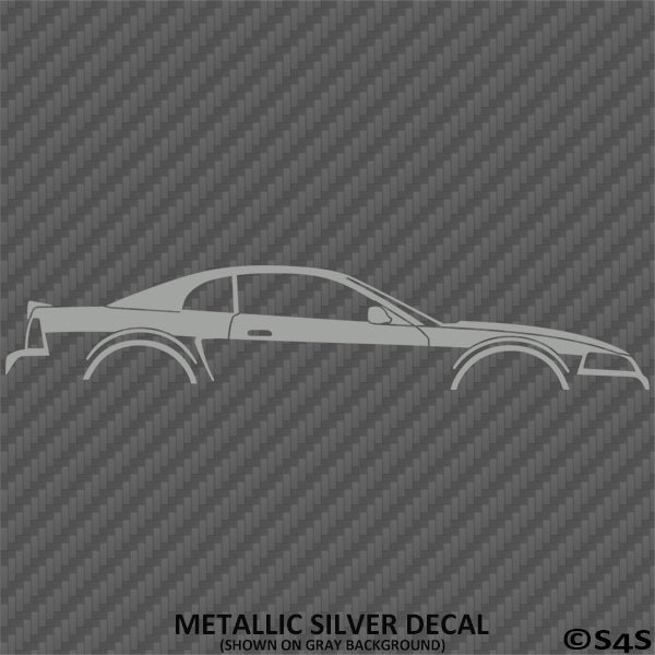99-04 Ford Mustang Car Silhouette Vinyl Decal