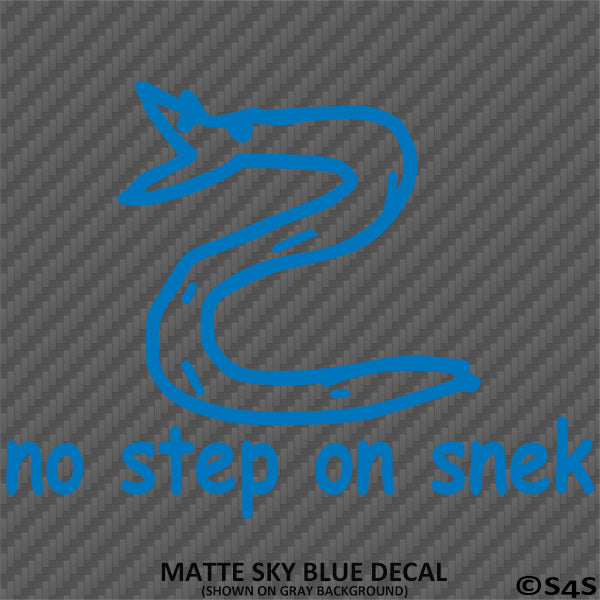 No Step Snek Gadsden Snake 2A Vinyl Decal