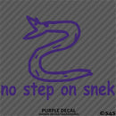 No Step Snek Gadsden Snake 2A Vinyl Decal
