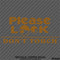 Please Look Don't Touch Car Show Vinyl Decal