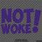 Not Woke! Vinyl Decal