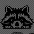 Peeking Raccoon Cute Funny Vinyl Decal