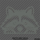 Peeking Raccoon Cute Funny Vinyl Decal