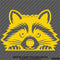 Peeking Raccoon Cute Funny Vinyl Decal