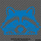 Peeking Raccoon Cute Funny Vinyl Decal