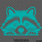 Peeking Raccoon Cute Funny Vinyl Decal