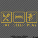 Eat, Sleep, Play Paintball Vinyl Decal