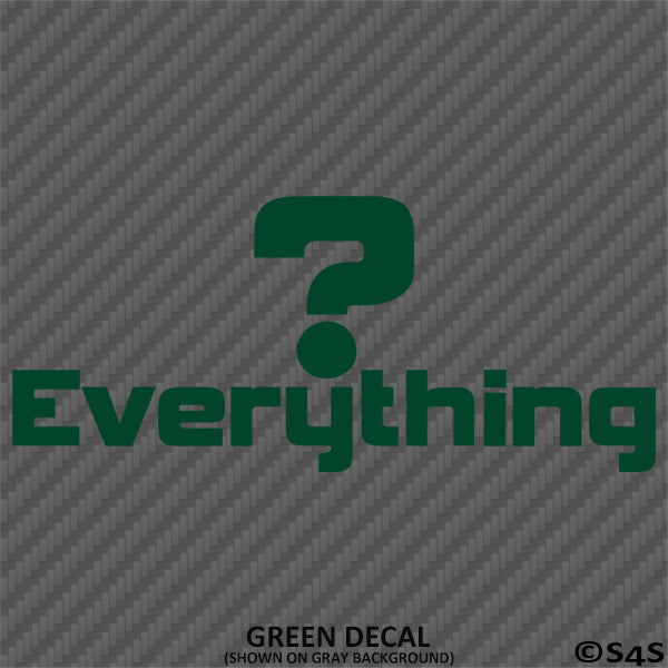 Question Everything Pin Question Everything Vinyl Decal – S4S Designs
