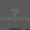 Question Everything Vinyl Decal