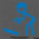 RC Guy: Radio Control Boat Stick Figure Wearing Hat Vinyl Decal
