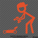 RC Guy: Radio Control Buggy Stick Figure Wearing Hat Vinyl Decal