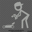 RC Guy: Radio Control Buggy Stick Figure Wearing Hat Vinyl Decal