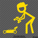RC Guy: Radio Control Buggy Stick Figure Wearing Hat Vinyl Decal