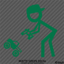 RC Guy: Radio Control Truck Stick Figure Wearing Hat Vinyl Decal