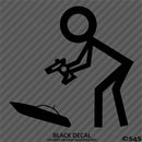 RC Guy: Radio Control Boat Stick Figure Vinyl Decal