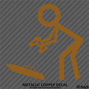 RC Guy: Radio Control Boat Stick Figure Vinyl Decal