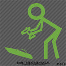 RC Guy: Radio Control Boat Stick Figure Vinyl Decal