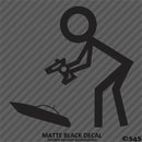 RC Guy: Radio Control Boat Stick Figure Vinyl Decal