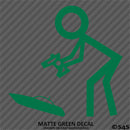 RC Guy: Radio Control Boat Stick Figure Vinyl Decal