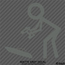 RC Guy: Radio Control Boat Stick Figure Vinyl Decal