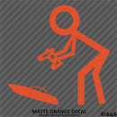 RC Guy: Radio Control Boat Stick Figure Vinyl Decal