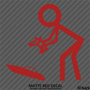 RC Guy: Radio Control Boat Stick Figure Vinyl Decal