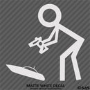 RC Guy: Radio Control Boat Stick Figure Vinyl Decal