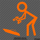 RC Guy: Radio Control Boat Stick Figure Vinyl Decal