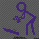 RC Guy: Radio Control Boat Stick Figure Vinyl Decal