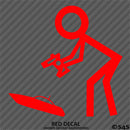 RC Guy: Radio Control Boat Stick Figure Vinyl Decal