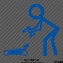 RC Guy: Radio Control Buggy Stick Figure Vinyl Decal