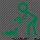 RC Guy: Radio Control Buggy Stick Figure Vinyl Decal