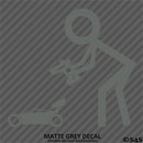 RC Guy: Radio Control Buggy Stick Figure Vinyl Decal