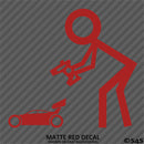 RC Guy: Radio Control Buggy Stick Figure Vinyl Decal