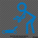 RC Guy: Radio Control Buggy Stick Figure Vinyl Decal