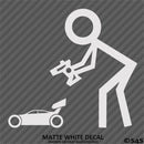 RC Guy: Radio Control Buggy Stick Figure Vinyl Decal