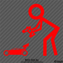 RC Guy: Radio Control Buggy Stick Figure Vinyl Decal
