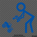 RC Guy: Radio Control Truck Stick Figure Vinyl Decal