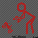RC Guy: Radio Control Truck Stick Figure Vinyl Decal