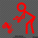 RC Guy: Radio Control Truck Stick Figure Vinyl Decal