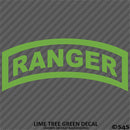 Ranger Tab US Army Military Vinyl Decal