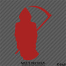Grim Reaper Death Silhouette Vinyl Decal Style 1
